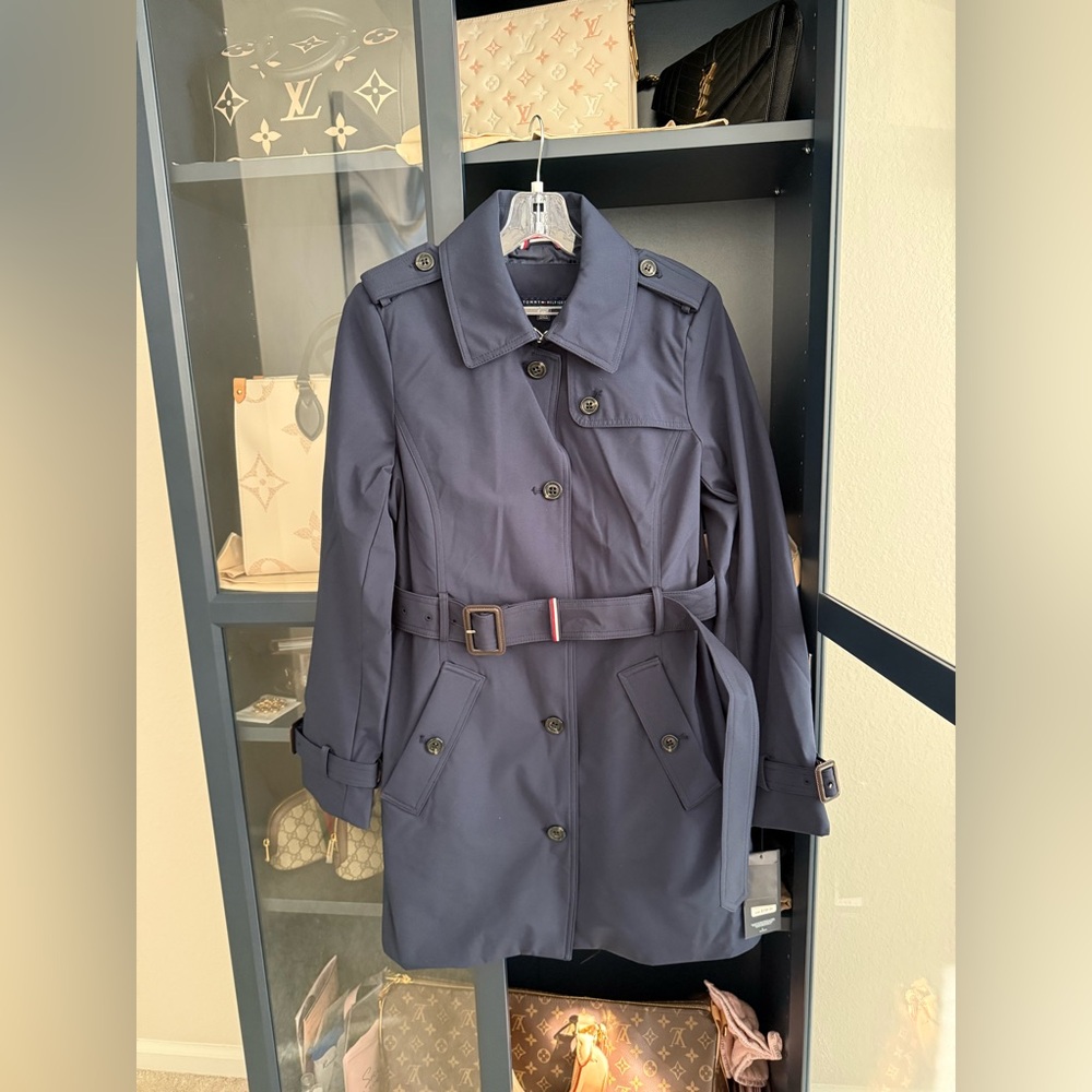 Tommy Hilfiger Belted Trench Coat